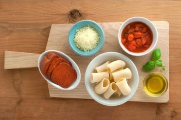 Paccheri with N'duja English Version - Isola Buona  Sardinian & Italian Food