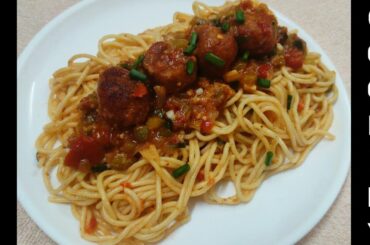 Spaghetti with Paneer Balls | Italian Spaghetti Pasta | Paneer Balls | Spaghetti Recipe