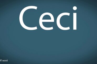 How to pronounce Ceci [Italian food]