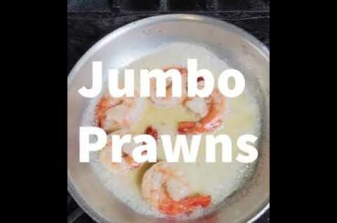 JUMBO PRAWNS IN A LEMON CREAM SAUCE