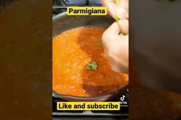 Parmigiana Italian traditional recipe