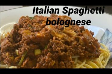 How to make Italian Spaghetti Bolognese|Cooking with Didi