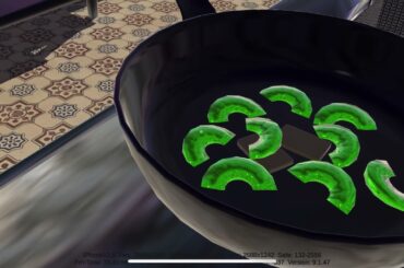 Taking Italian kitchen cooking class at the beach in Augmented Reality using EON-XR 9.0