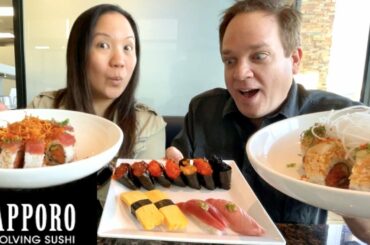 The Ultimate SUSHI Feast! Sapporo Revolving Sushi Las Vegas