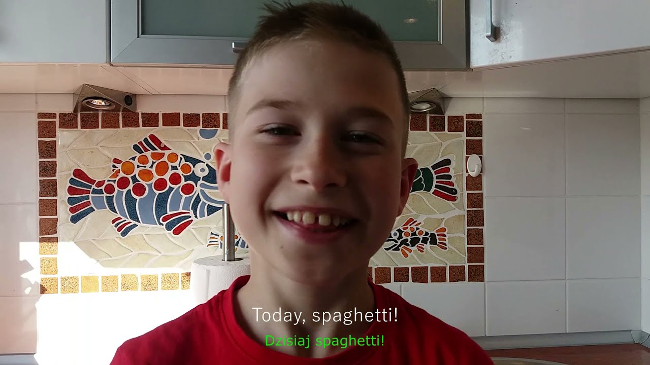 Anton's World 1 – cooking spaghetti in English (polskie napisy) Anton's World 1 - cooking spaghetti in English (polskie napisy)
