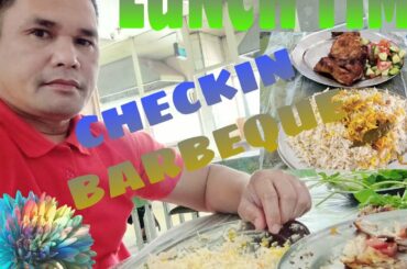 Lunch time /eating checkin barbeque