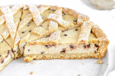 VEGAN RICOTTA PIE with chocolate chips | Delicious Italian Recipe