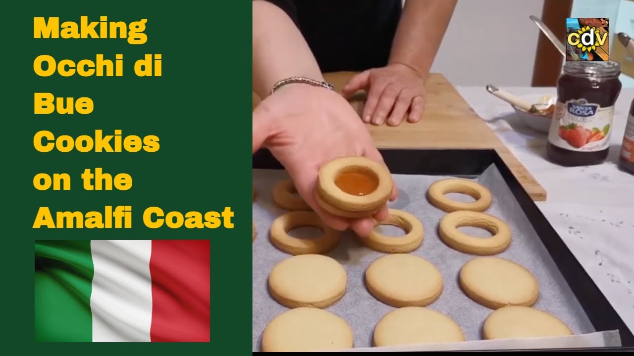 Italian Cooking Lesson: Occhi di Bue Cookies from The Amalfi Coast Italian Cooking Lesson: Occhi di Bue Cookies from The Amalfi Coast