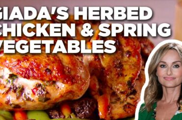 Giada De Laurentiis' Herbed Chicken and Spring Vegetables | Everyday Italian | Food Network