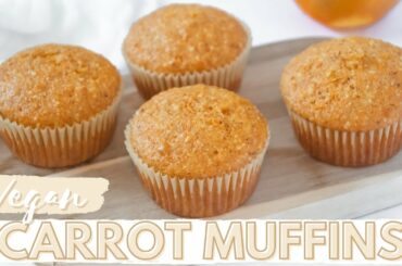CARROT MUFFINS | Italian Recipe (Vegan-friendly)