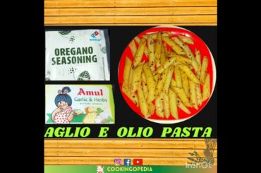 "AGLIO- E -OLIO PASTA "|| 5 min Pasta recipe || Easiest Italian Dish || #shorts #food #foodie