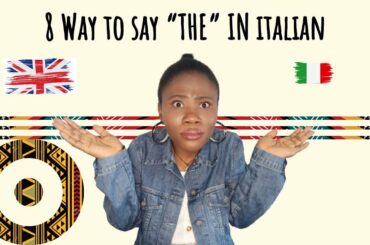 Lezione #13 || Articoli Determinativi  || Pidgin English-Italian