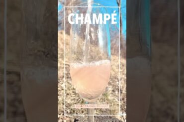 Sparkling Wine and Peach!