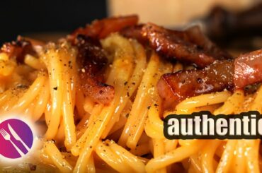 Spaghetti Carbonara Recipe - The LEGENDARY pasta dish as served in the best Italian Restaurants
