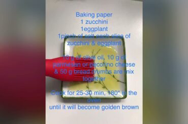 YOUR KIDS WILL SURELY LIKE THIS! Italian recipe for Eggplant and zucchine! DELICIOUS & NUTRITIOUS