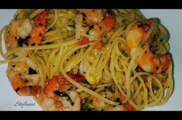 How to make shrimp scampi #Italian food