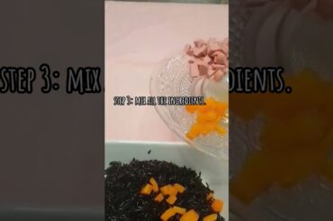 My black rice salad (italian recipe)