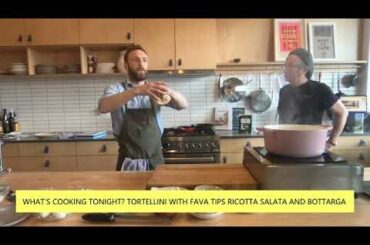 ITALIAN FOOD | Tortellini with fava and bottarga