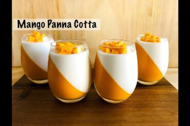 Mango Panna Cotta Recipe | Quick and Easy | Italian Dessert Recipe