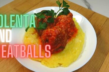 The Perfect Creamy Polenta and Meatballs Recipe | Charcoal Chariots