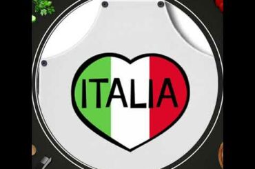 Italia Heart White Apron - Cooking for Italians & Italians in Heart