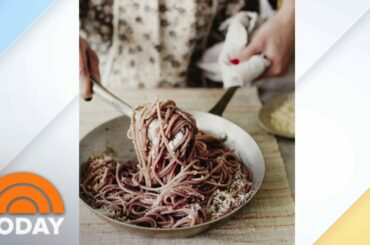 Katie Quinn Makes Drunken Spaghetti, Egg Strata, Cheddar Brownies