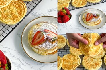 Easy Pizzelle Recipe I Italian Waffle Cookies