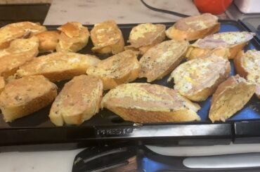 Italian French toast and biscuits and gravy