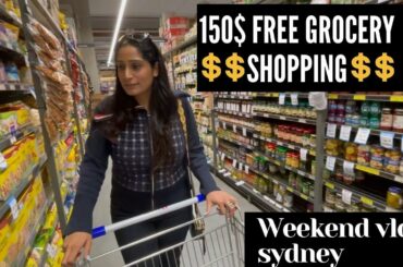 Italian Food and Free Grocery Shopping | Sunday Vlog | Indian Family in Australia