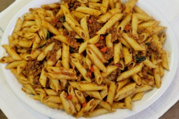 ITALIAN TURKEY RAGU WITH PASTA//RECIPE