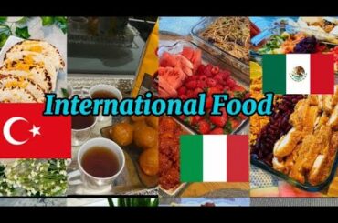International Food Dishes || Mexican, Spanish,Italian #shorts