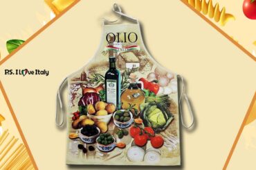 Olio Italian Apron - Cooking for Italians & Italians in Heart