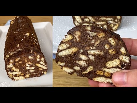 Chocolate salami without eggs or butter: the Italian recipe that everyone will love! Chocolate salami without eggs or butter: the Italian recipe that everyone will love!