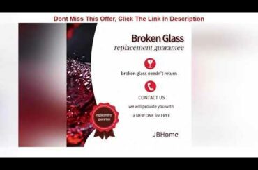 Limited Hand Blown Italian Style Crystal Burgundy Wine Glasses - Lead-Free Premium Crystal Clear Gl