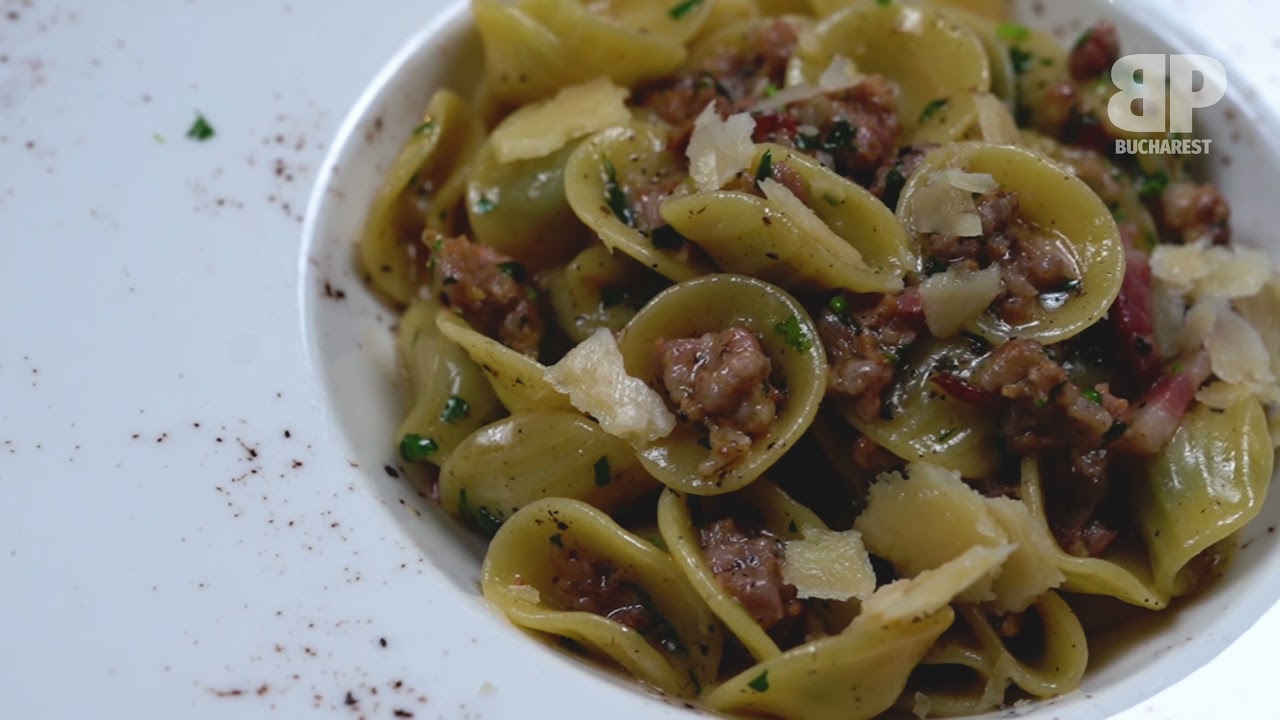 Orecchiette With Italian Sausage And White Wine by Angelo Grasso | Best Places Bucharest Orecchiette With Italian Sausage And White Wine by Angelo Grasso | Best Places Bucharest