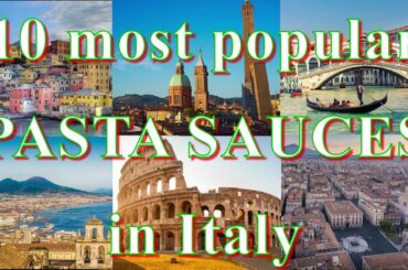 10 most popular Pasta SAUCES in ITALY
