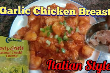 How to cook Chicken breast | Garlic Chicken Breast Recipe | Panlasang Pinoy | Italian Style
