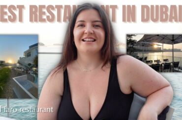 trying the best restaurant in Dubai