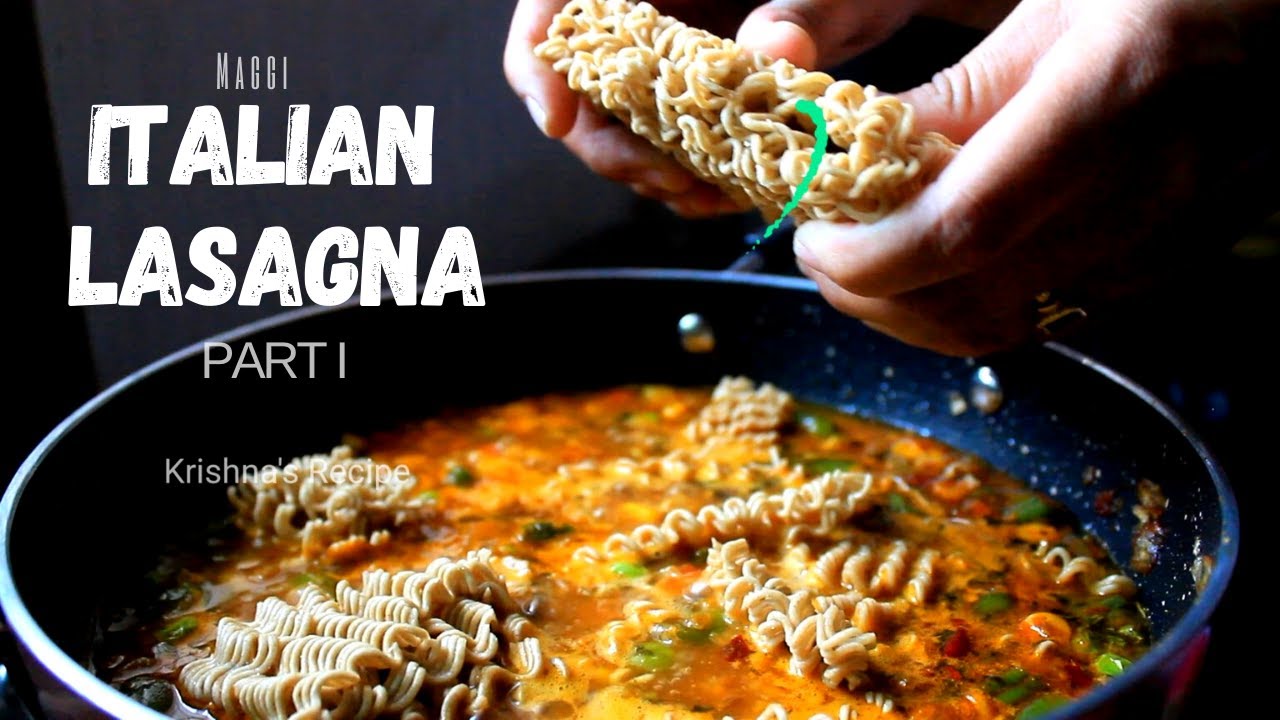 Maggi Lasagna | Part 1 | Italian Lasagna | Krishna's Recipe | Eggless Lasagna #shorts #youtubeshorts Maggi Lasagna | Part 1 | Italian Lasagna | Krishna's Recipe | Eggless Lasagna #shorts #youtubeshorts