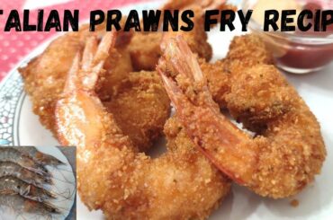 Prawns Fry Recipe//Best Italian Starter for all Parties