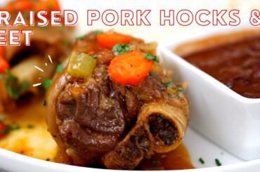 Braised Pork Hocks recipe with pork feet