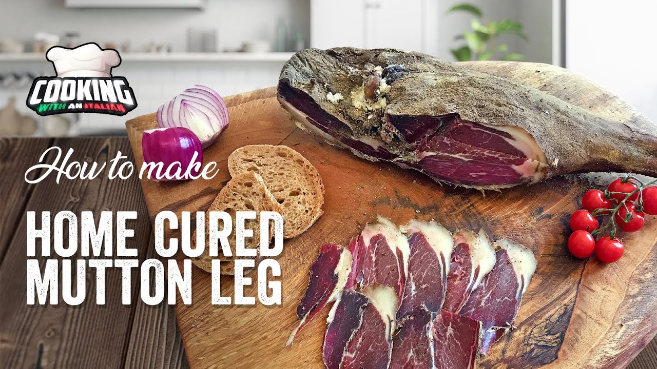 Homemade Italian Mutton Prosciutto | Dry Cured Mutton Leg Homemade Italian Mutton Prosciutto | Dry Cured Mutton Leg