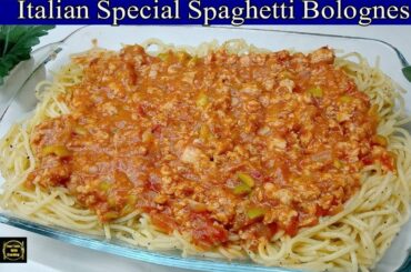 Spaghetti bolognese italian recipe | spaghetti recipe | spaghetti bolognese by funtime with cooking