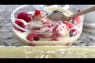 Zabaione Recipe   Easy 3 Ingredient Italian Dessert