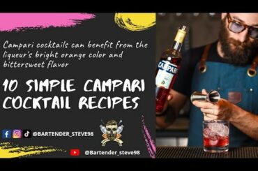 How to make Campari Cocktail | 10 Easy Campari Cocktail Recipes