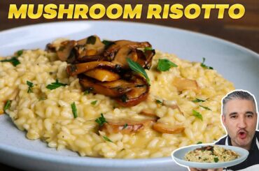 How to Make CREAMY MUSHROOM RISOTTO Like an Italian