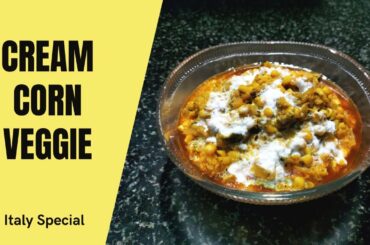 Cream Corn Recipe | Italian Dish | Corn Veggie | Asian Devour