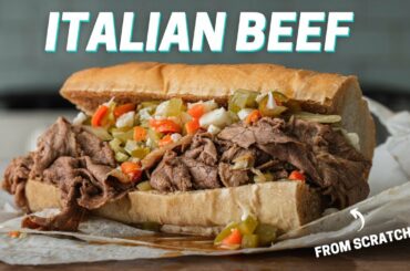 CHICAGO STYLE ITALIAN BEEF SANDWICH (Made By Man From Chicago)