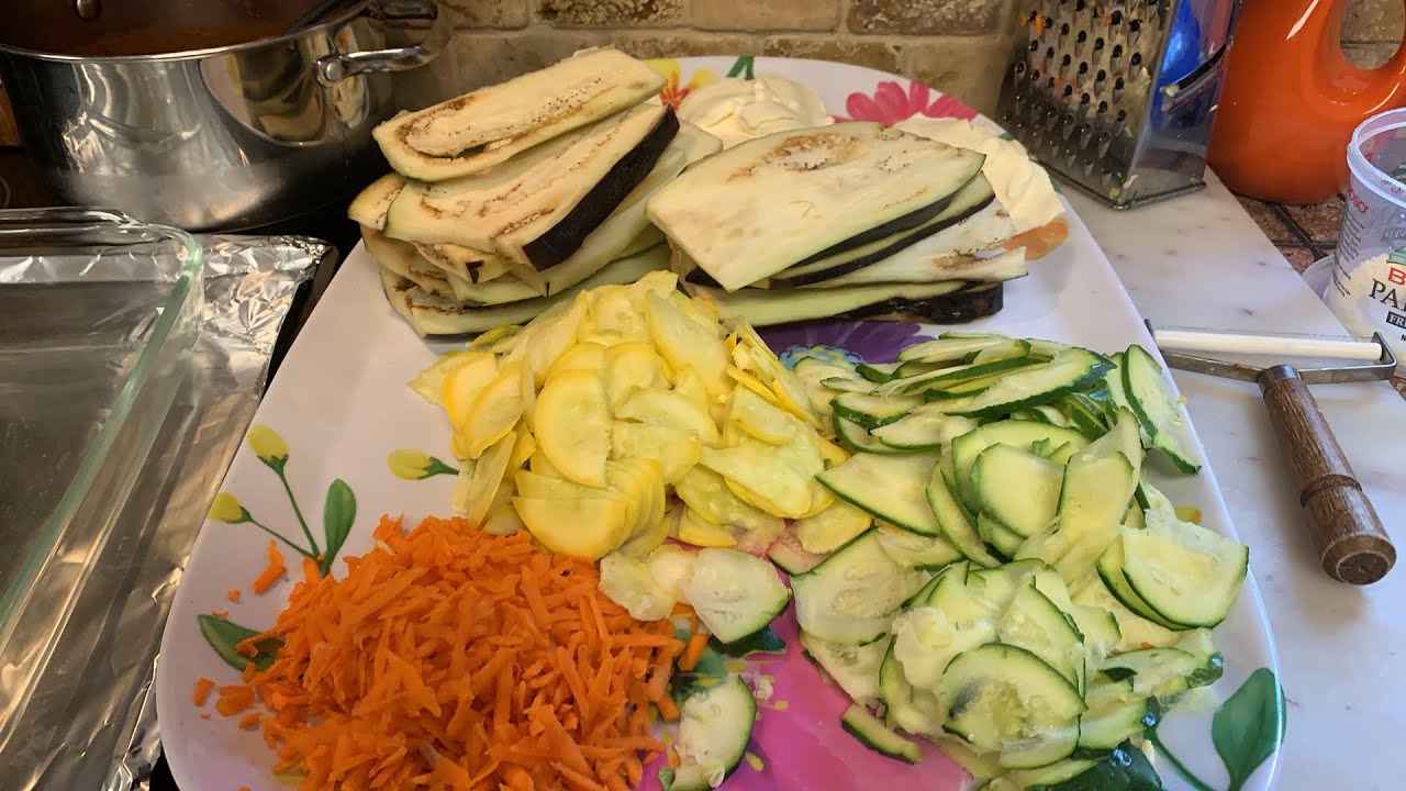 Vegetable lasagna Vegetable lasagna