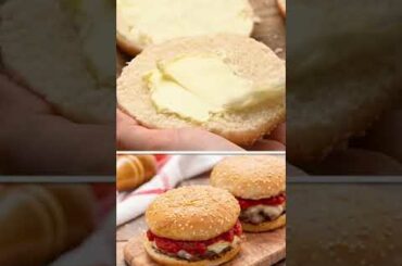 Italian  burger, italian food, italian fast food